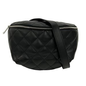 Chanel Uniform Matelasse Body Bag Black